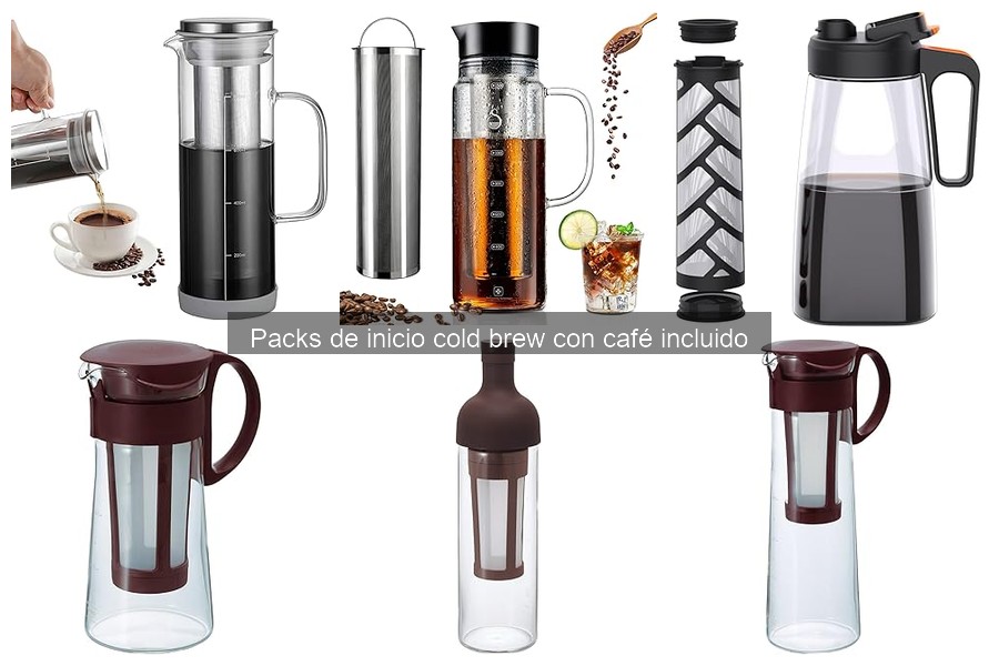 ¿Qué incluye un pack de inicio para cold brew?