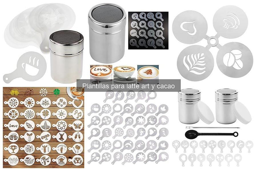¿Qué son las plantillas para latte art? Guía y usos