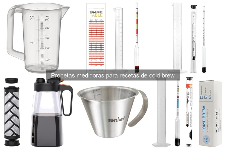 ** ¿Qué son las probetas medidoras para cold brew? |