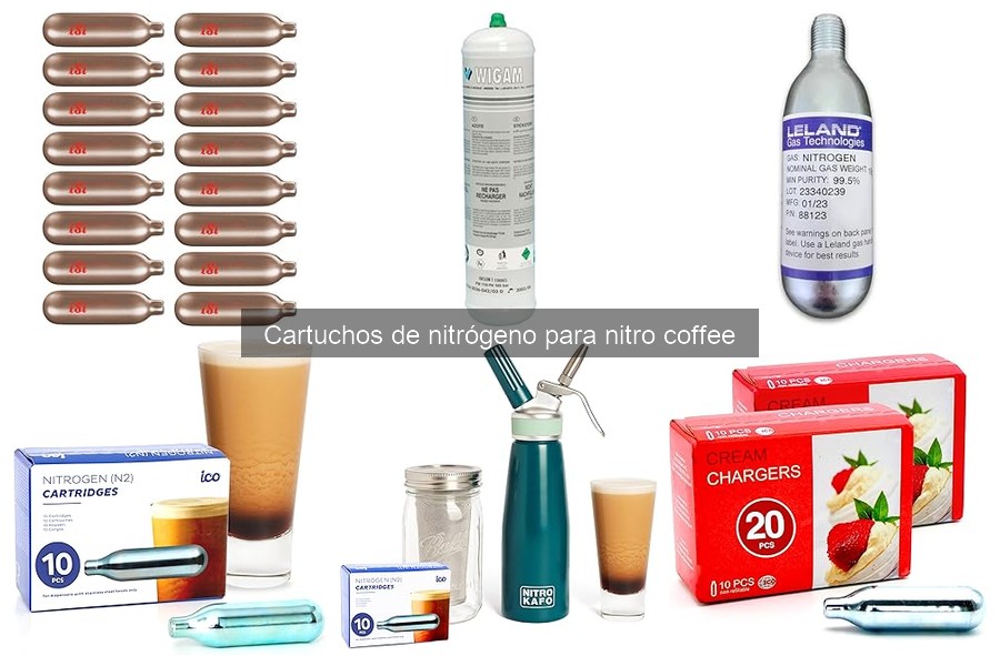 ¿Qué son los cartuchos de nitrógeno para nitro coffee?