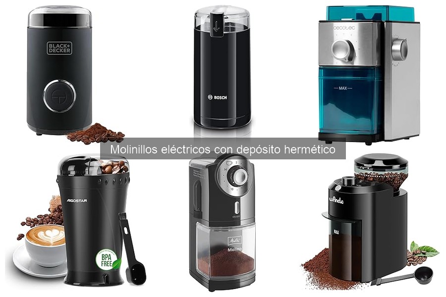 ¿Qué tamaño de molinillo eléctrico con depósito elegir?