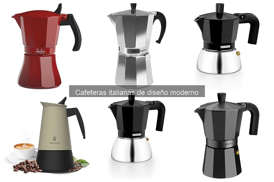 Recetas creativas de café con cafeteras italianas modernas