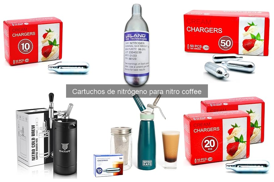 Recetas creativas de café nitro con cartuchos de nitrógeno