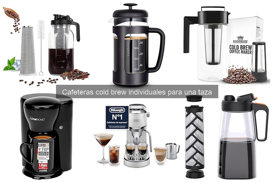 Recetas creativas para café cold brew en cafetera individual