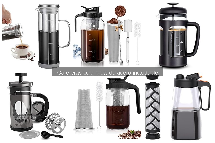 Reseñas de cafeteras cold brew de acero inoxidable
