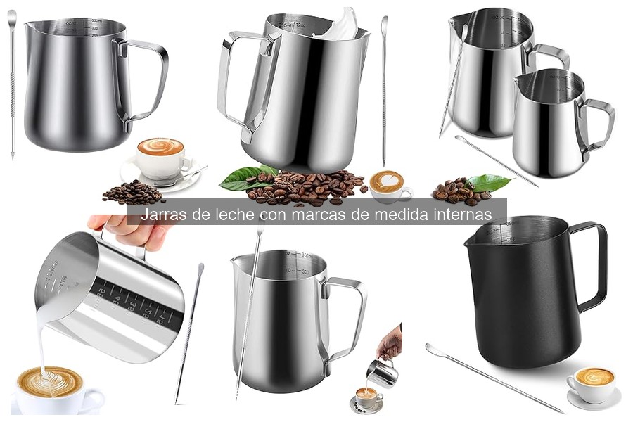 Reseñas de jarras de leche con marcas de medida internas