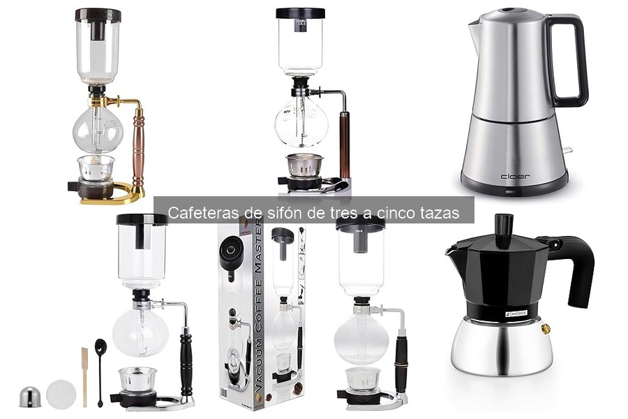 Soluciona problemas comunes con cafeteras de sifón