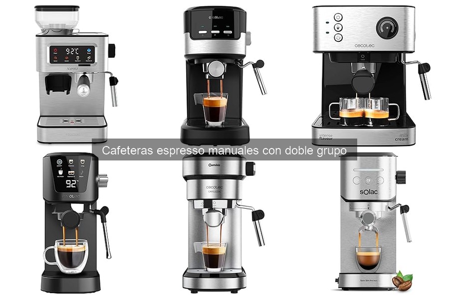 Soluciones a problemas comunes en cafeteras espresso dobles