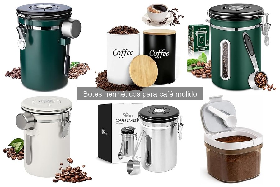 ¿Son efectivos los botes herméticos para el café molido?