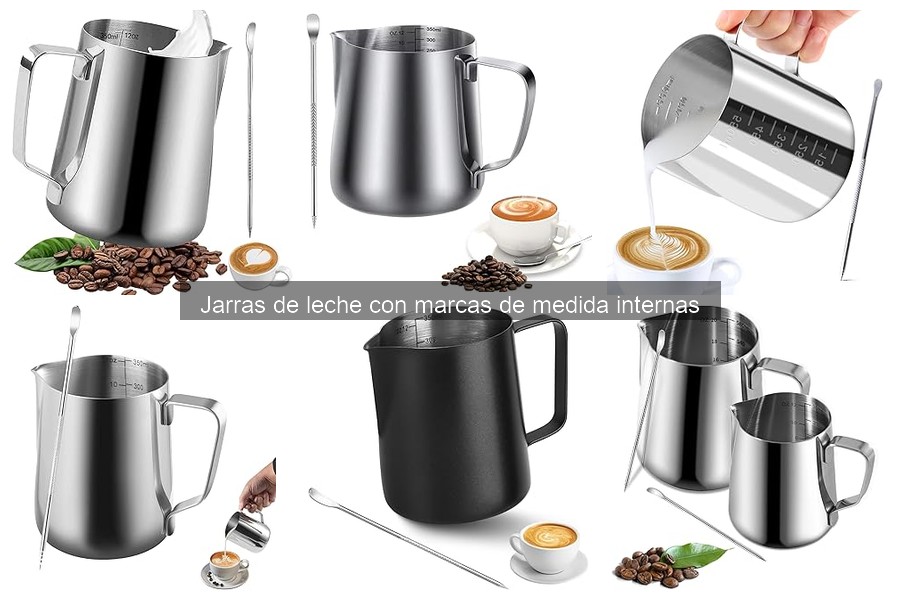 ¿Son necesarias las marcas de medida en jarras de leche?
