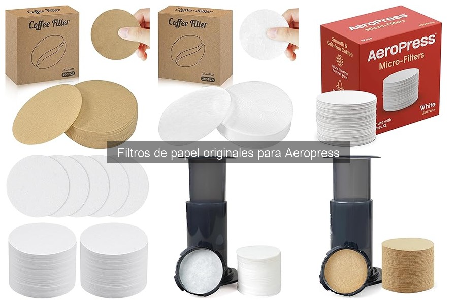 ¿Son necesarios los filtros originales para Aeropress?