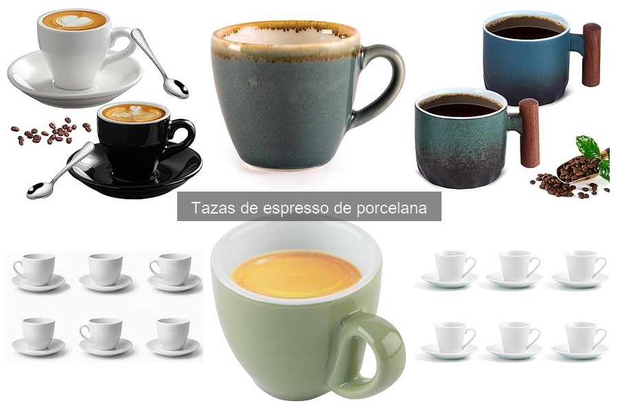 Tazas de espresso de porcelana: ¿Son aptas para microondas?