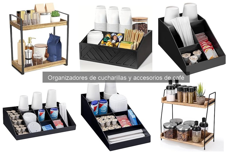 Tipos de organizadores de cucharillas para café