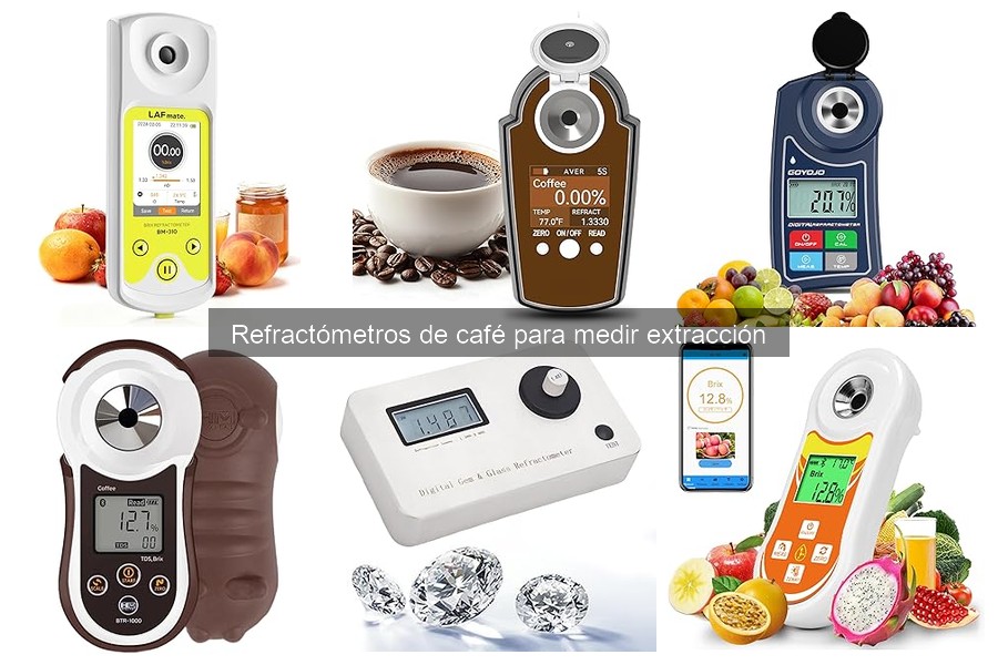 Tipos de refractómetros de café y sus características