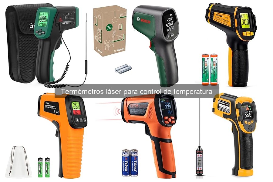 Tipos de termómetros láser: características y aplicaciones