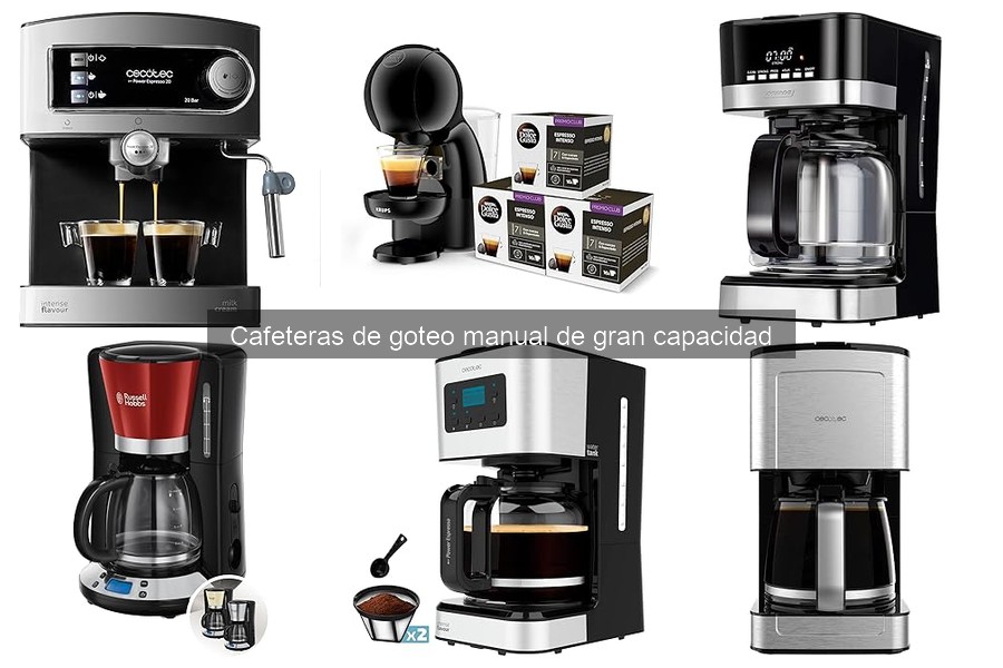 Todo sobre cafetera de goteo manual de gran capacidad