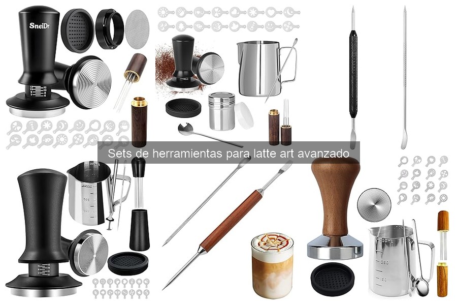 Uso adecuado de herramientas de latte art avanzado