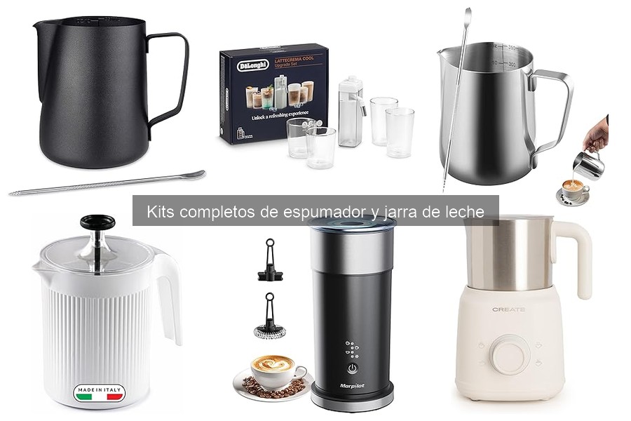 Usos creativos de espumador y jarra de leche en casa