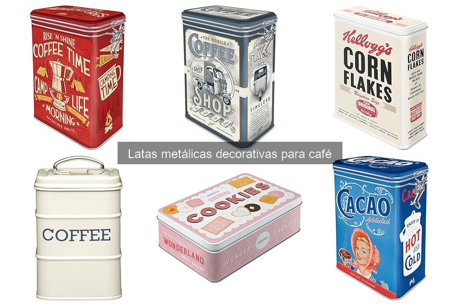 Ventajas de las latas metálicas decorativas para café