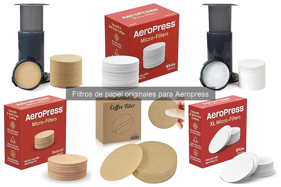 Ventajas de los filtros de papel originales para Aeropress