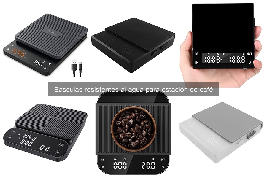 Ventajas de usar básculas resistentes al agua para café