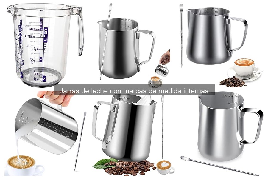 Ventajas de usar jarras de leche con marcas de medida internas