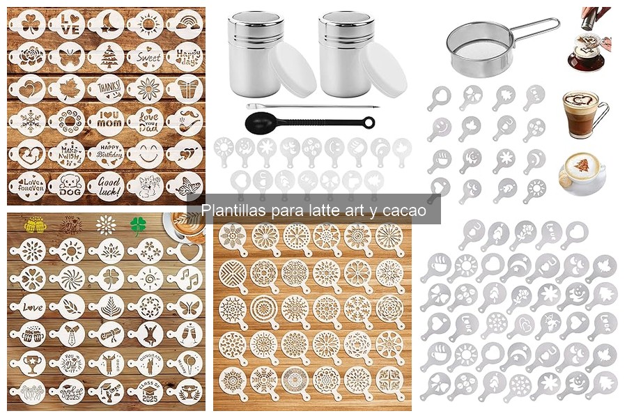 Ventajas de usar plantillas para latte art en casa