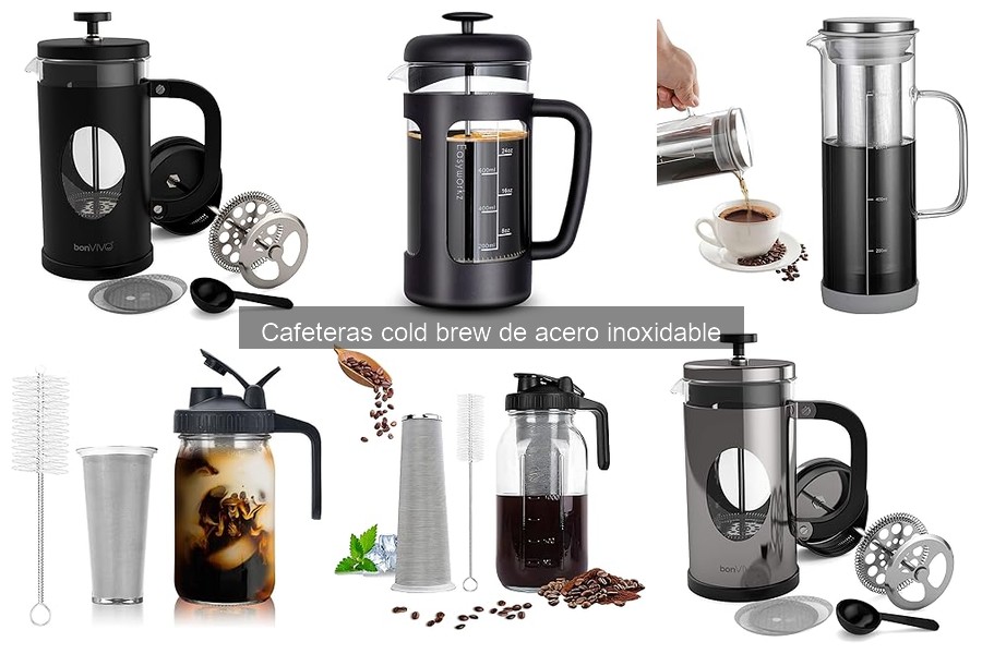 Ventajas y desventajas de cafeteras cold brew de acero inoxidable