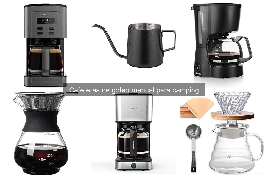 Ventajas y desventajas de cafeteras de goteo manual en camping