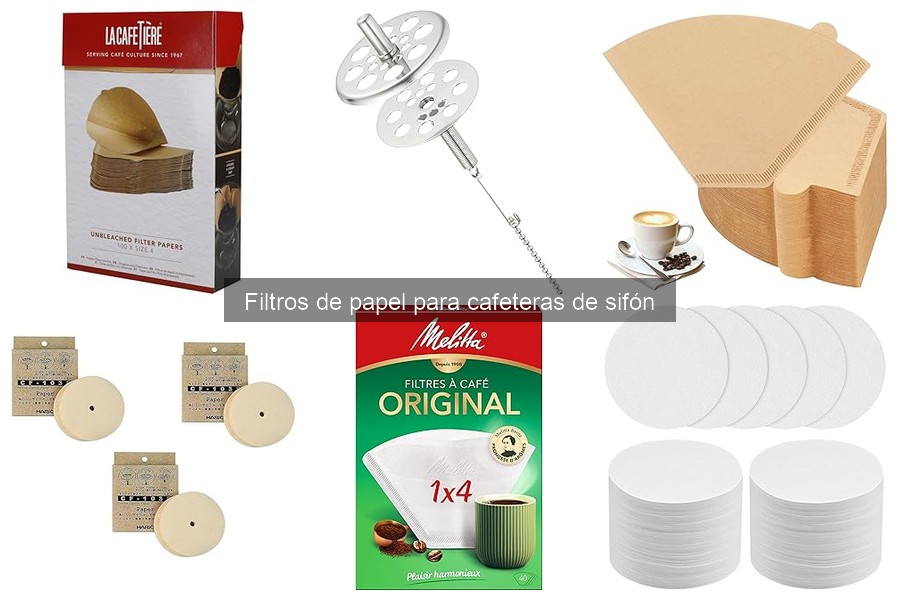 Ventajas y desventajas de filtros de papel en sifones