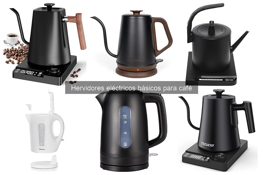 Ventajas y desventajas de hervidores eléctricos básicos para café
