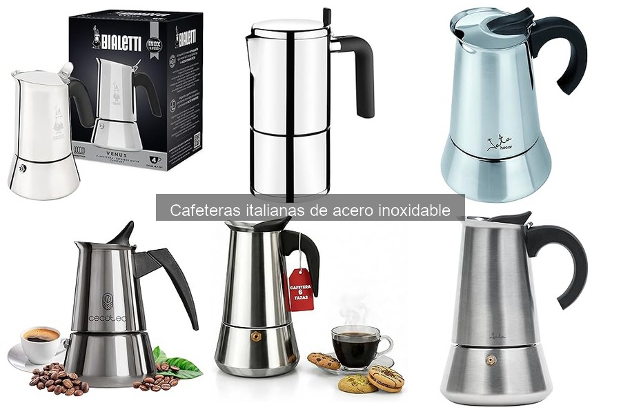 Ventajas y desventajas de las cafeteras italianas de acero inoxidable